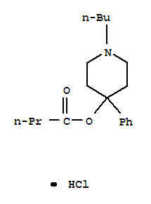 Butanoic acid,1-butyl-4-phenyl-4-piperidinyl ester, hydrochloride (1:1)