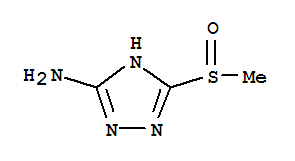 1H-1,2,4-Triazol-3-amine,5-(methylsulfinyl)-(9CI)