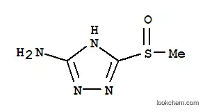 Molecular Structure of 102728-85-8 (1H-1,2,4-Triazol-3-amine,5-(methylsulfinyl)-(9CI))