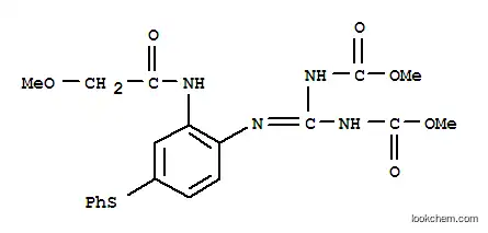 Molecular Structure of 102767-67-9 (Carbamic acid,[[2-[(methoxyacetyl)amino]-4-(phenylthio)phenyl]carbonimidoyl]bis-, dimethylester, mixt. with2-(cyclohexylcarbonyl)-1,2,3,6,7,11b-hexahydro-4H-pyrazino[2,1-a]isoquinolin-4-one(9CI))