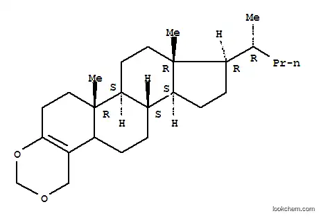 Molecular Structure of 102923-75-1 (6'H-Chol-3-eno[3,4-d][1,3]dioxin(9CI))