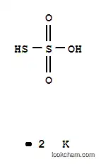 Molecular Structure of 10294-66-3 (Potassium thiosulfate)