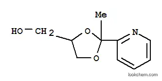 Molecular Structure of 103096-07-7 (1,3-Dioxolane-4-methanol,2-methyl-2-(2-pyridyl)-(6CI))