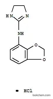 Molecular Structure of 103124-97-6 (N-1,3-benzodioxol-4-yl-4,5-dihydro-1H-imidazol-2-amine hydrochloride)