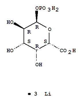 a-D-Galactopyranuronic acid,1-(dihydrogen phosphate), trilithium salt (9CI)