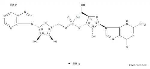 Molecular Structure of 103213-26-9 (guanylyl[3'->5']adenosine, ammonium salt)