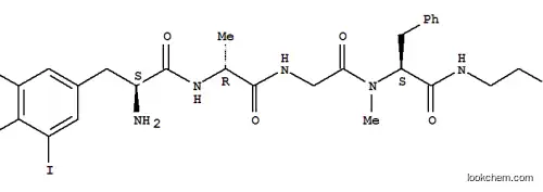 Molecular Structure of 103213-42-9 ((3,5-DIIODO-TYR1)-DAGO ACETATE SALT)
