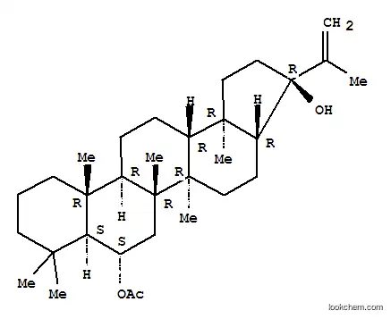 Molecular Structure of 103223-35-4 ((6alpha)-21-hydroxyhop-22(29)-en-6-yl acetate)
