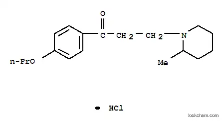 1-Propanone,3-(2-methyl-1-piperidinyl)-1-(4-propoxyphenyl)-, hydrochloride (1:1)