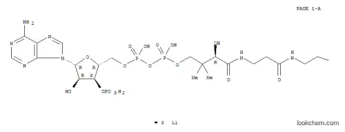Molecular Structure of 103404-51-9 (DL-BETA-HYDROXYBUTYRYL COENZYME A LITHIUM SALT)