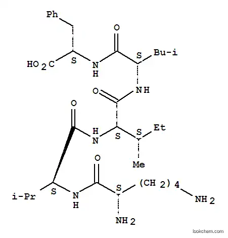 Molecular Structure of 103404-59-7 (H-LYS-VAL-ILE-LEU-PHE-OH ACETATE SALT)