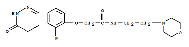 Acetamide,2-[2-fluoro-4-(1,4,5,6-tetrahydro-6-oxo-3-pyridazinyl)phenoxy]-N-[2-(4-morpholinyl)ethyl]-