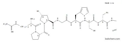 Molecular Structure of 103433-42-7 ((2R)-2-(amino)-5-[(diaminomethylidene)amino]-2-({(2S)-1-[N~5~-(diaminomethylidene)-L-ornithyl]pyrrolidin-2-yl}carbonyl)pentanoyl (4R)-4-hydroxy-L-prolylglycinate)