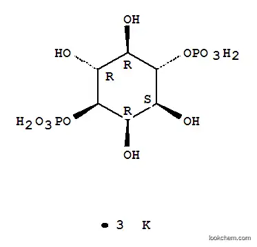 Molecular Structure of 103476-30-8 (D-MYO-INOSITOL 1,4-BIS-PHOSPHATE POTASSIUM SALT)