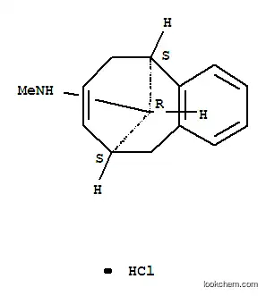 Molecular Structure of 103667-45-4 ((5R,9R,11S)-N-methyl-5,6,9,10-tetrahydro-5,9-methanobenzo[8]annulen-11-amine hydrochloride (1:1))