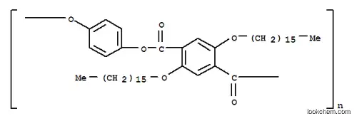 Molecular Structure of 103728-28-5 (Poly[oxy-1,4-phenyleneoxycarbonyl[2,5-bis(hexadecyloxy)-1,4-phenylene]carbonyl](9CI))