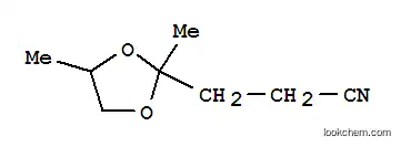 1,3-Dioxolane-2-propanenitrile,  2,4-dimethyl-