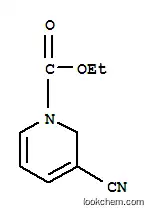 Molecular Structure of 103935-34-8 (1(2H)-Pyridinecarboxylic  acid,  3-cyano-,  ethyl  ester)