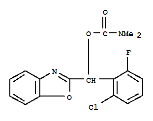 (1,3-Benzoxazol-2-yl)(2-chloro-6-fluorophenyl)methyl N,N-dimethylcarbamate