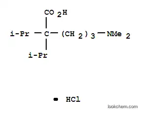 5-(dimethylamino)-2,2-di(propan-2-yl)pentanoic acid hydrochloride (1:1)
