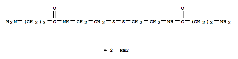 Molecular Structure of 104071-88-7 (Butanamide,N,N'-(dithiodi-2,1-ethanediyl)bis[4-amino-, dihydrobromide (9CI))