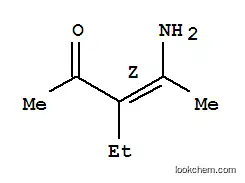 Molecular Structure of 104076-25-7 (3-Penten-2-one, 4-amino-3-ethyl-, (3Z)- (9CI))