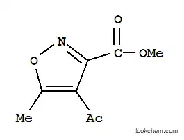 Molecular Structure of 104149-61-3 (METHYL 4-ACETYL-5-METHYLISOXAZOLE-3-CARBOXYLATE)