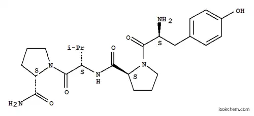 Molecular Structure of 104180-22-5 ((VAL3)-BETA-CASOMORPHIN (1-4) AMIDE (BOVINE) ACETATE SALT)