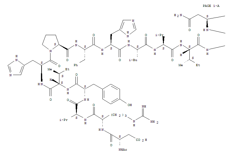 Angiotensin I,N-acetyl-5-L-isoleucine-10a-L-valine-10b-L-isoleucine-10c-L-histidine-10d-L-asparagine-(9CI)