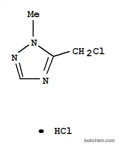 Molecular Structure of 104256-69-1 (5-Chloromethyl-1-methyl-1H-[1,2,4]triazole hydrochloride)