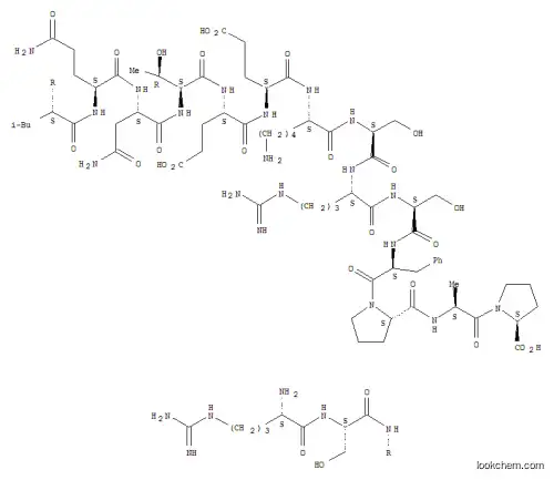 Molecular Structure of 104504-00-9 (glicentin (1-16))