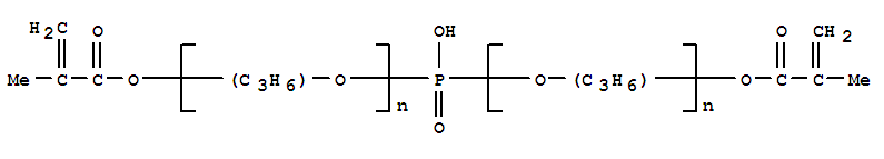 Poly[oxy(methyl-1,2-ethanediyl)],a,a'-phosphinicobis[w-[(2-methyl-1-oxo-2-propen-1-yl)oxy]-