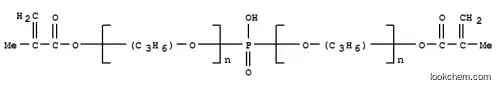 Molecular Structure of 104552-10-5 (Poly[oxy(methyl-1,2-ethanediyl)],a,a'-phosphinicobis[w-[(2-methyl-1-oxo-2-propen-1-yl)oxy]-)