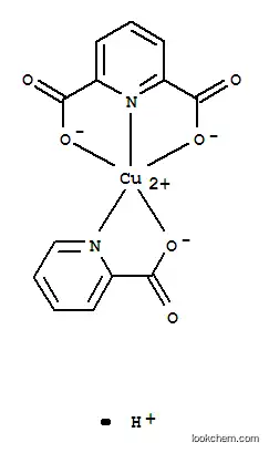 Cuprate(1-),[2,6-pyridinedicarboxylato(2-)-N1,O2,O6](2-pyridinecarboxylato-N1,O2)-,hydrogen (9CI)