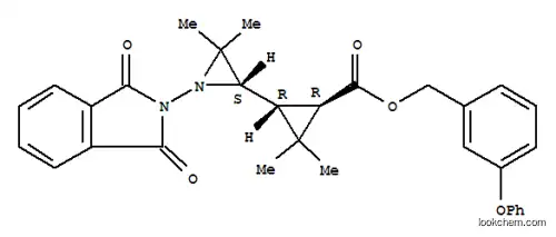 3-phenoxybenzyl (1R,3S)-3-[(2S)-1-(1,3-dioxo-1,3-dihydro-2H-isoindol-2-yl)-3,3-dimethylaziridin-2-yl]-2,2-dimethylcyclopropanecarboxylate