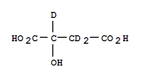 Butanedioic-d3 acid,hydroxy- (9CI)