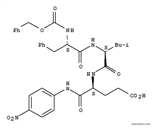 Molecular Structure of 104634-10-8 (Z-PHE-LEU-GLU-PNA)