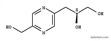 Molecular Structure of 104696-23-3 (1,2-Propanediol,3-[5-(hydroxymethyl)pyrazinyl]-,(S)-(9CI))