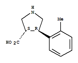 trans-4-O-Tolylpyrrolidine-3-carboxylic acid hydrochloride 1047651-73-9