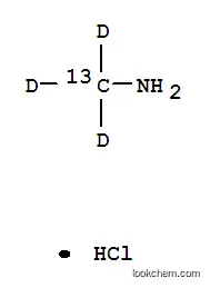 Molecular Structure of 104809-19-0 (METHYL-13C-D3-AMINE HYDROCHLORIDE)