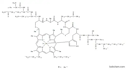 Molecular Structure of 104870-94-2 (MICROPEROXIDASE (MP-11) SODIUM SALT)