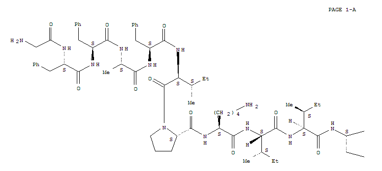 Molecular Structure of 104916-49-6 (Pardaxin P 3 (9CI))