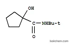 Molecular Structure of 10498-45-0 (Cyclopentanecarboxamide, N-tert-butyl-1-hydroxy- (7CI,8CI))