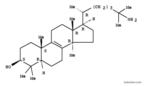 Molecular Structure of 104987-51-1 (25-aminolanosterol)