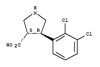 3-Pyrrolidinecarboxylicacid, 4-(2,3-dichlorophenyl)-, (3S,4R)-