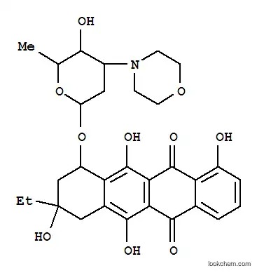 Molecular Structure of 105026-49-1 (morpholinoanthracycline MX)