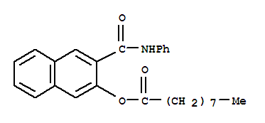 Nonanoic acid,3-[(phenylamino)carbonyl]-2-naphthalenyl ester