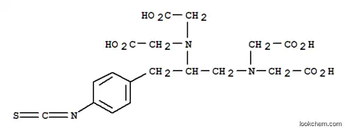 Molecular Structure of 105394-74-9 (1-(4-ISOTHIOCYANATOBENZYL)ETHYLENEDIAMINE-N,N,N',N'-TETRAACETIC ACID)