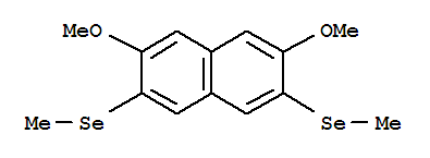 2,7-Dimethoxy-3,6-bis(methylseleno)-naphthalene