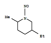 Piperidine,5-ethyl-2-methyl-1-nitroso- cas  10546-83-5
